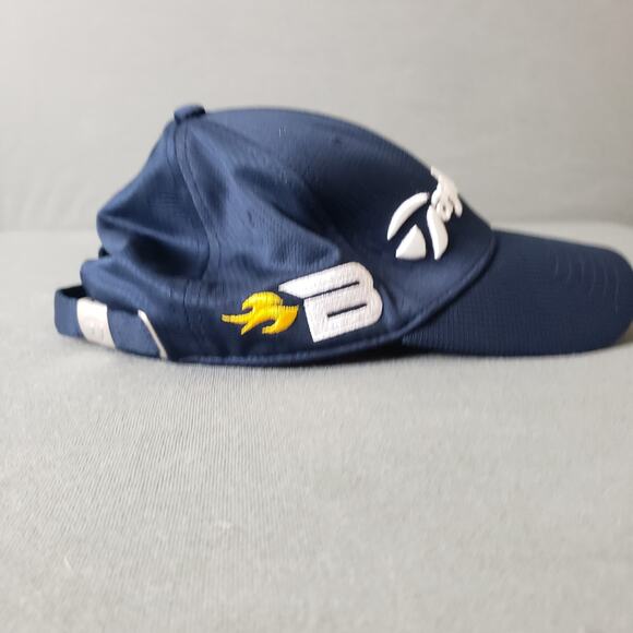 TAYLORMADE tmax gear Hat OSFM Navy Blue Golf Hat 100% Polyester - Picture 3 of 8
